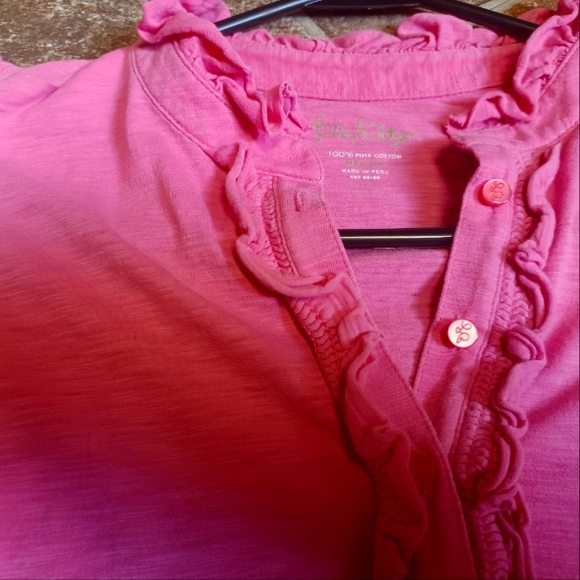 Lilly Pulitzer Witherbee Top Size Medium - Picture 4 of 5